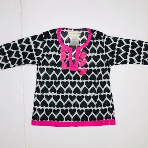 Pottery Barn Kids Hearts Tunic Top Swim Tunic